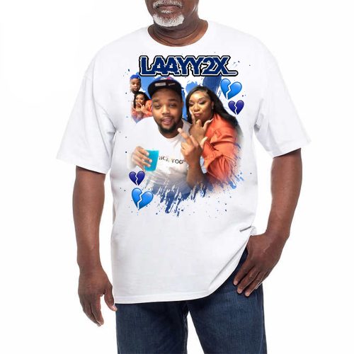 Adult Half White T-Shirts - Image 10