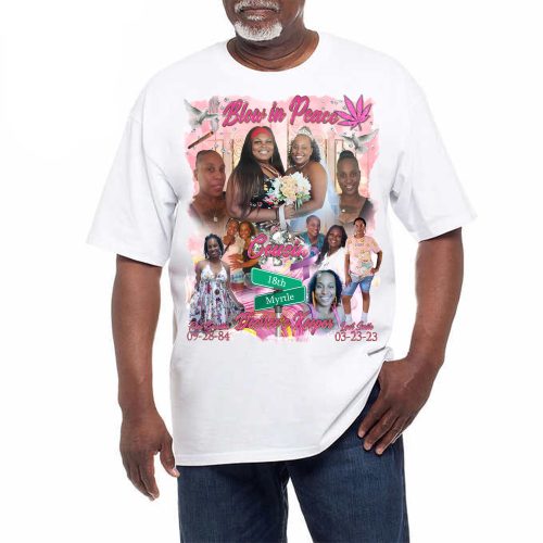 Adult Half White T-Shirts - Image 9