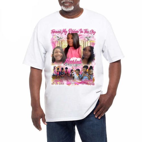 Adult Half White T-Shirts - Image 5
