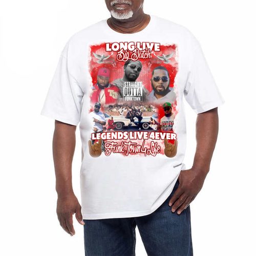 Adult Half White T-Shirts - Image 11