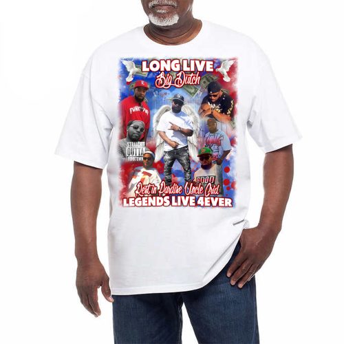 Adult Half White T-Shirts - Image 4